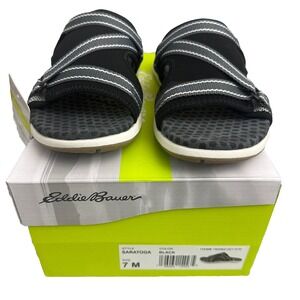 Eddi Bauer Women's Slide Saratoga‎ Black Sands Size 7 New